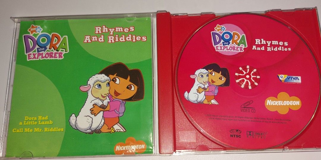 dora the explorer rhymes and riddles vhs