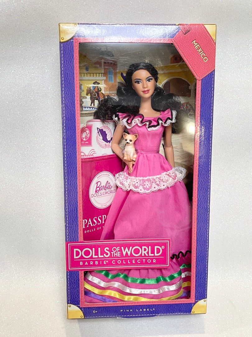Barbie collector dolls of sales the world mexico doll