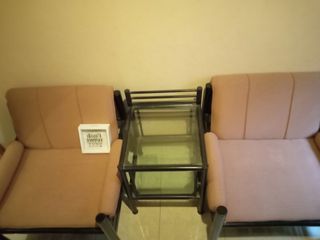 2-seater sofa set with table and free "Don't Swear Fund" Alkansya