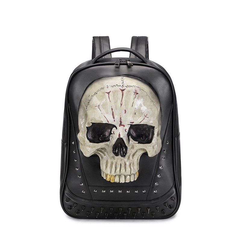 3d hot sale skull backpack
