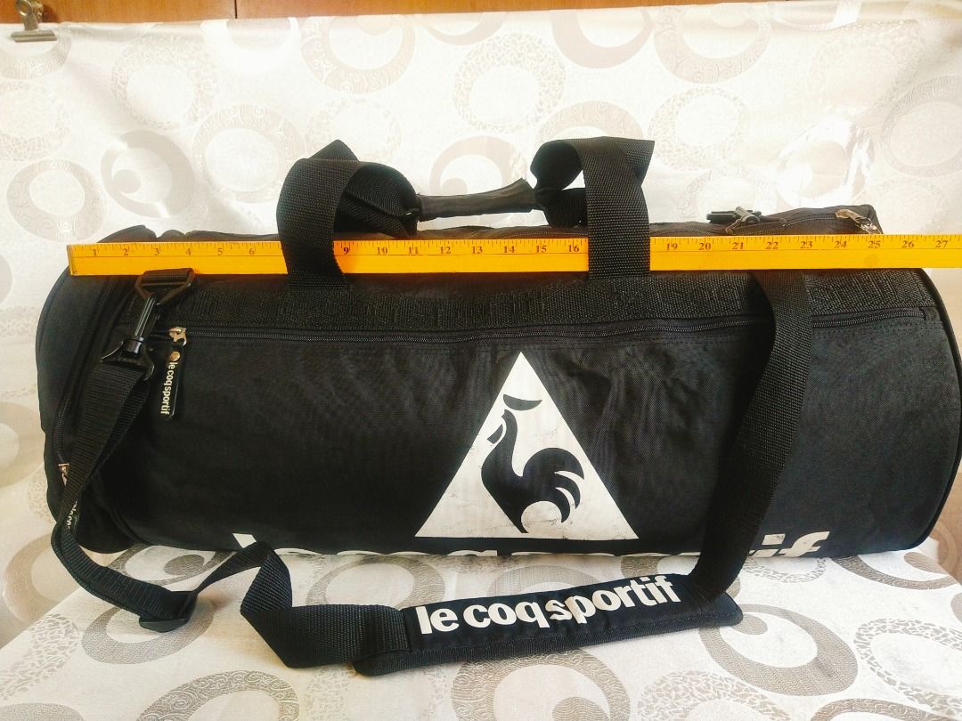 Authentic France Le Coq Sportif original Nylon Gym Duffle Bag XXL Size