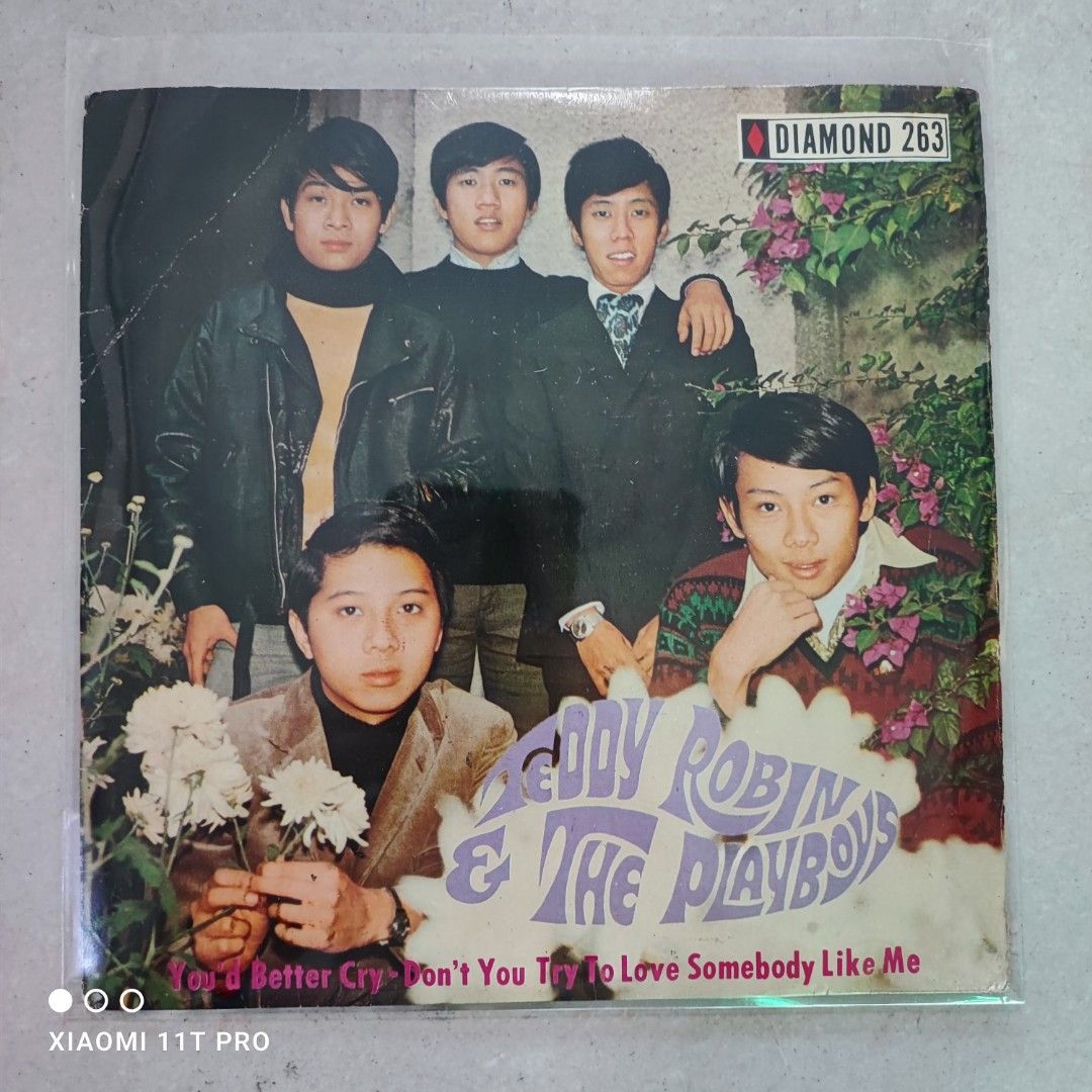 黑膠唱片泰迪羅賓Teddy Robin and the Playboys LP 黑㬵唱片