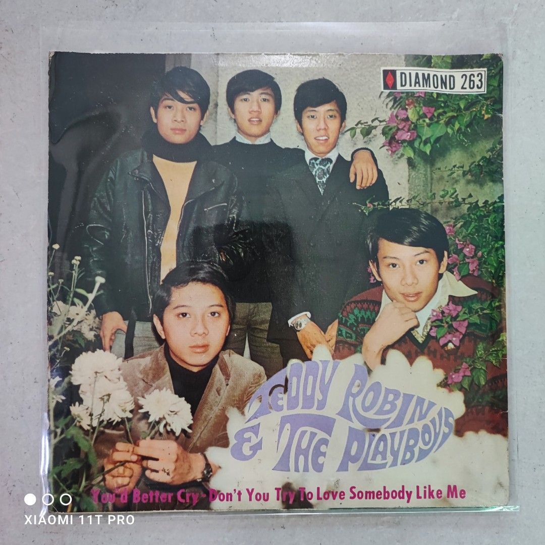 黑膠唱片泰迪羅賓Teddy Robin and the Playboys LP 黑㬵唱片Vinyl LP