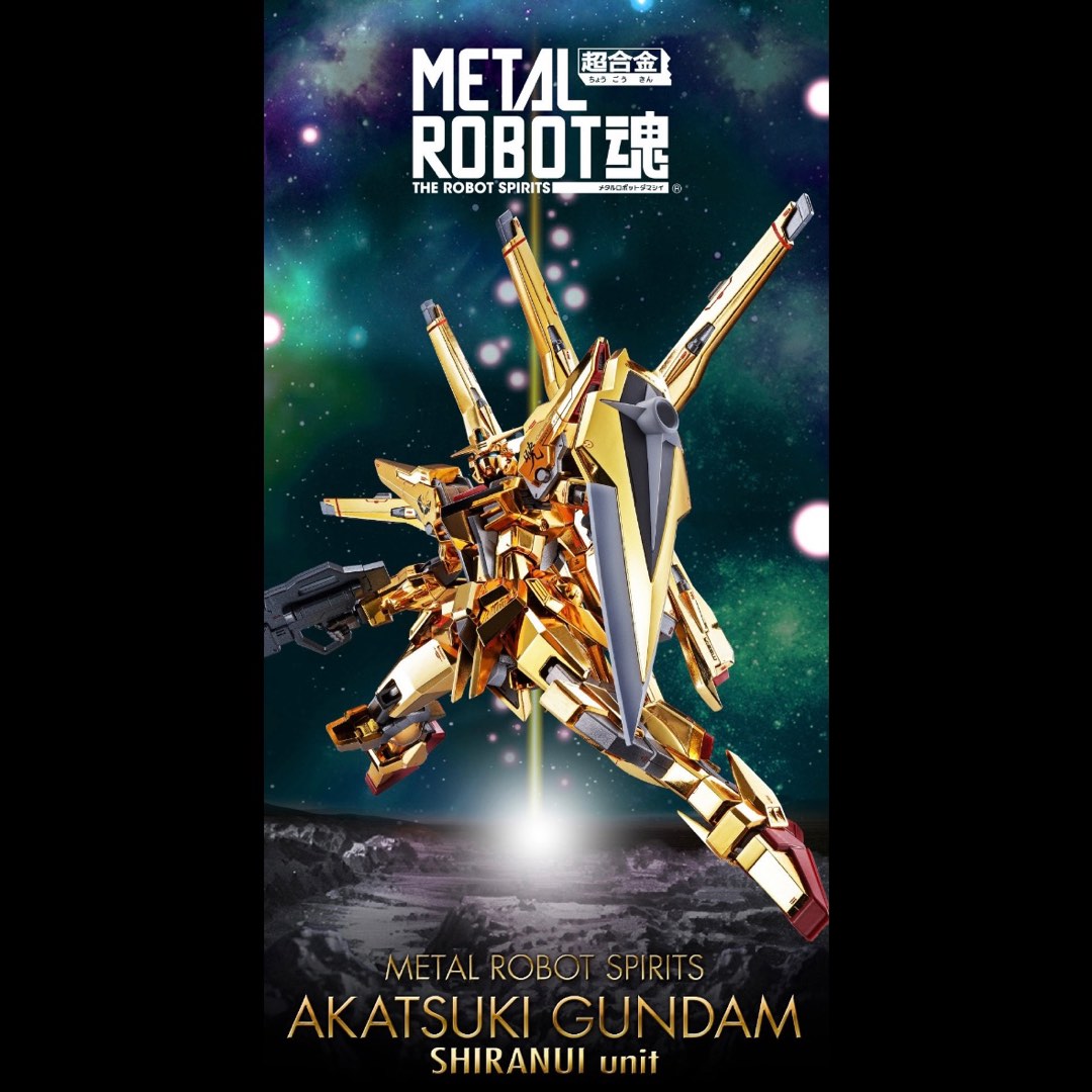 日版🇯🇵全新Metal Robot魂曉高達不知火裝備Akatsuki Shiranui