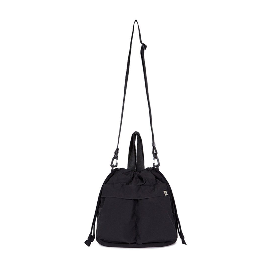 PEAK■Two-Pocket Large Bucket Bag■送料込 韓版Snow peak two pocket medium bucket bag 戶外旅行輕量方便