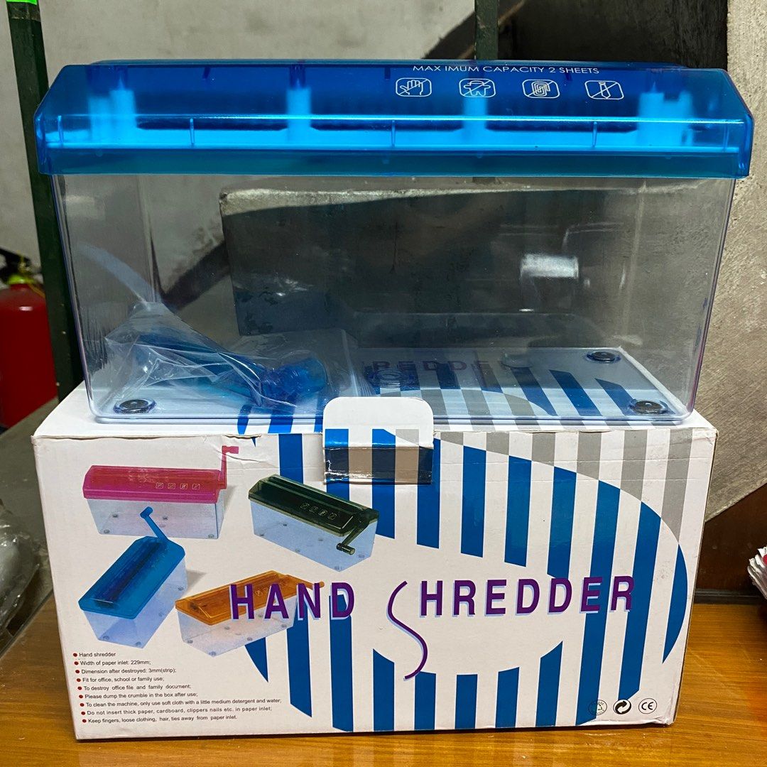 A4 Hand Shredder (Category: Office & Business Technology) located in Manila. Submitted by brilliantboutique (Listing ID 1242382049, Image 1). Description: .