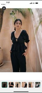 Agreenerwood Son and daughter Raye Linen Set XS/S