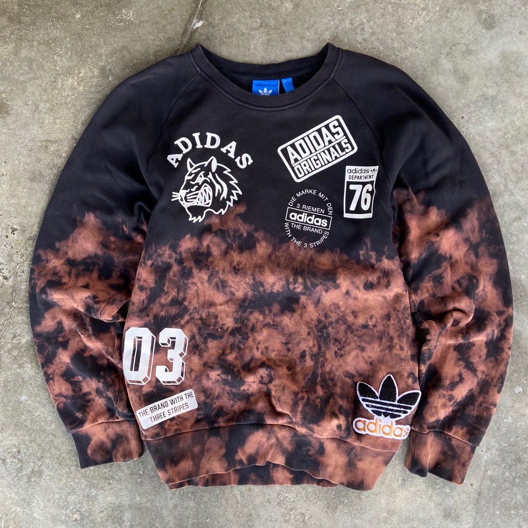 Adidas Sweatshirt Custom Asid Wash X Hoodie Men s Fashion Tops