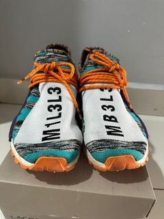 BNIB New Men ADIDAS Pharrell Williams Solar Hu NMD White size 7.5uk