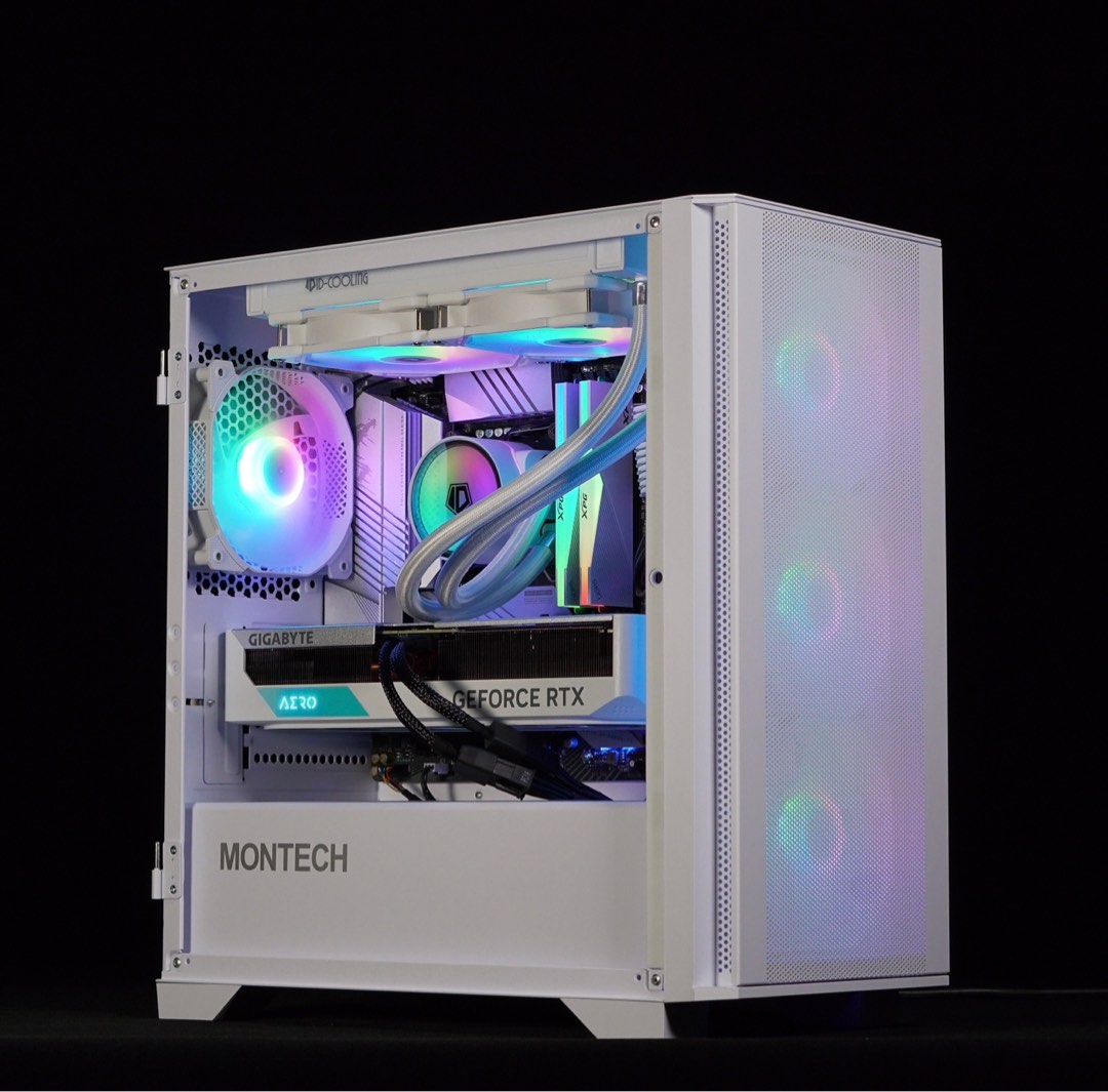 LATEST! I5 14600KF + RTX 4060 gigabyte aero custom pc gaming pc gtx