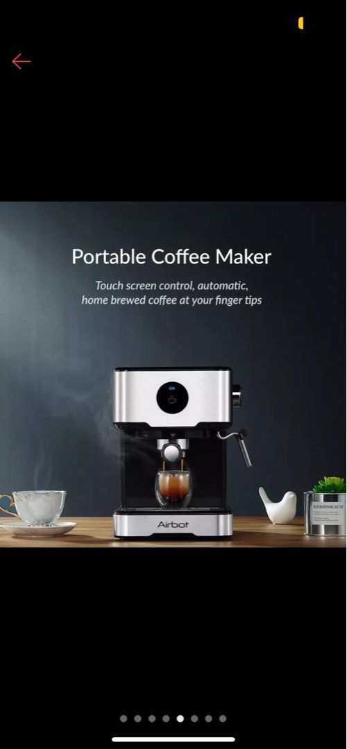 Airbot Espresso Coffee Maker Machine CM7000, TV & Home Appliances
