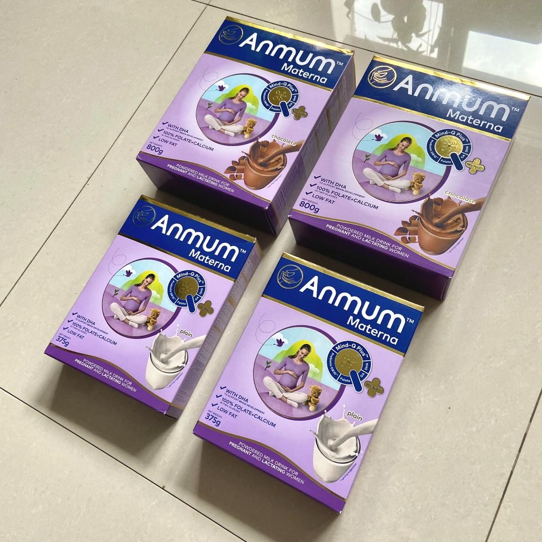 Anmum Materna Pregnancy Milk Powder Chocolate 800g x2 and Plain 375 x2