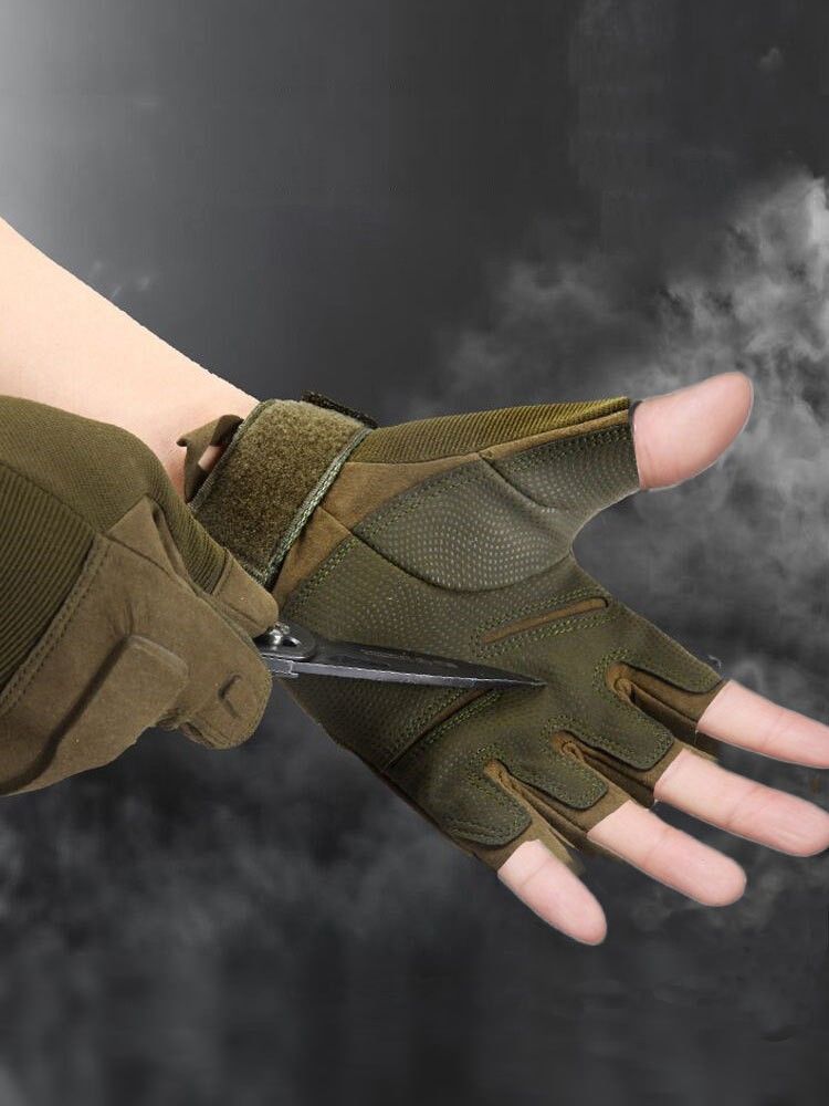 Anti slip half finger glove climbing motor Men s Fashion Watches