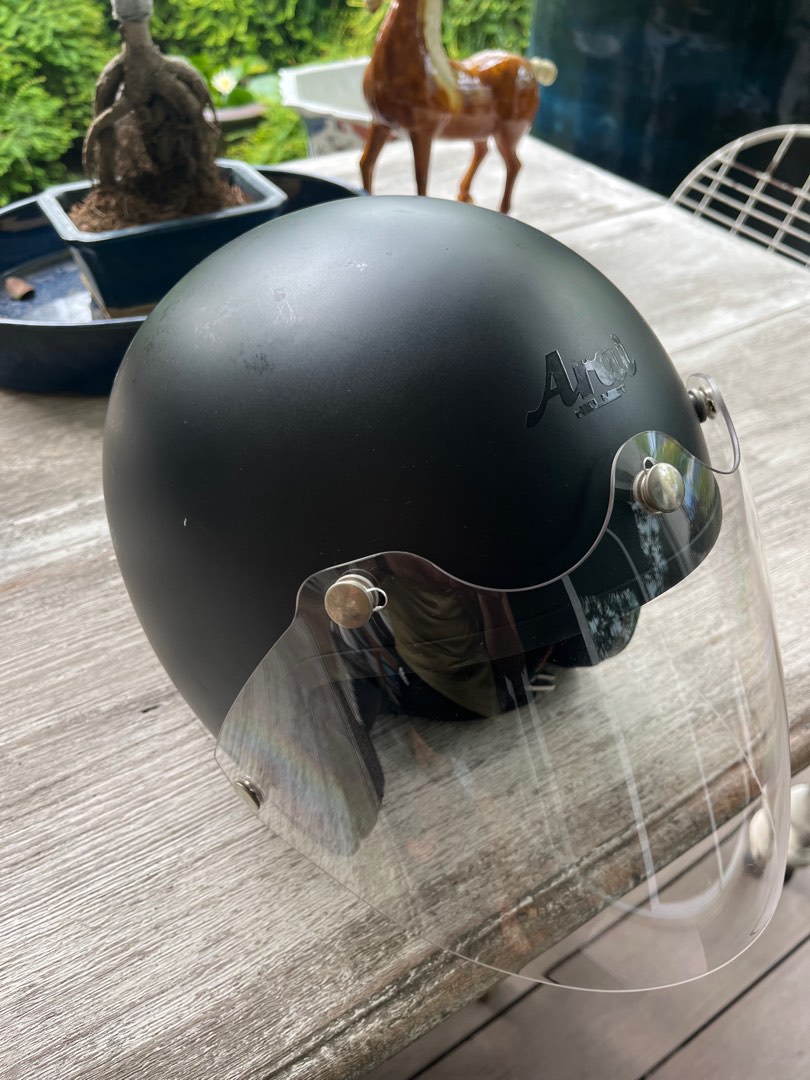 Arai classic SW helmet matte black, Motorcycles, Motorcycle Apparel on