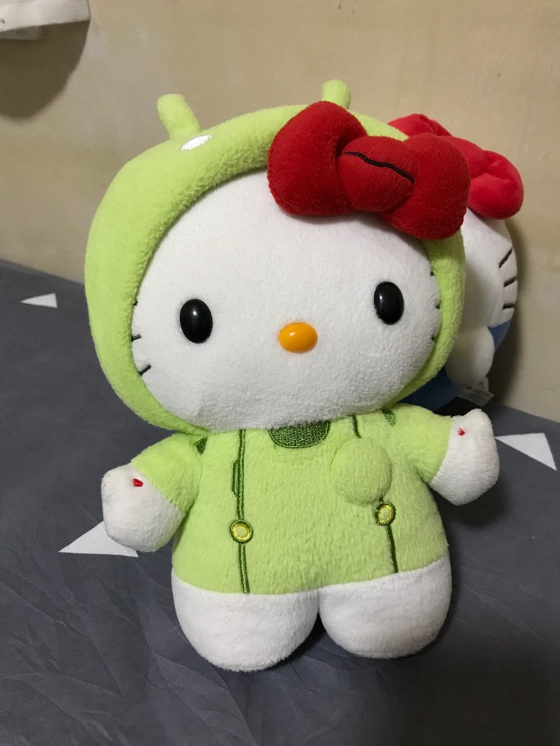 Authentic Hello Kitty Hooded Stuffed toy, Hobbies & Toys, Toys & Games ...