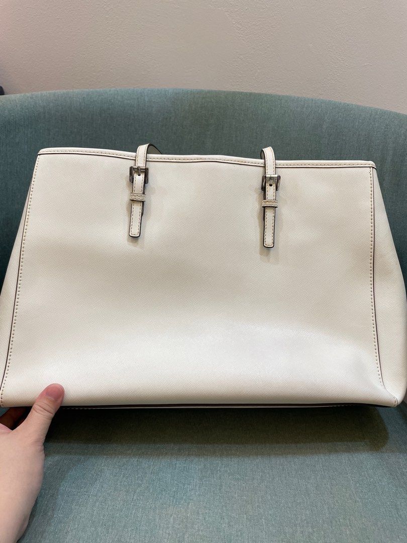 White mk deals tote