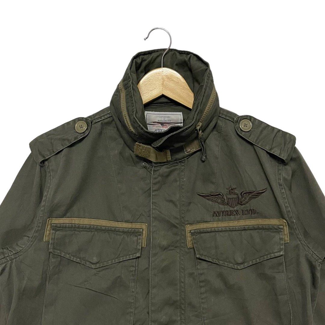 Avirex M65 Hood Jacket Men s Fashion Coats Jackets and