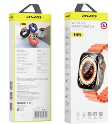 Awei H16 Smart Watch NFC GPS Smartwatch Body Temperature Measuring