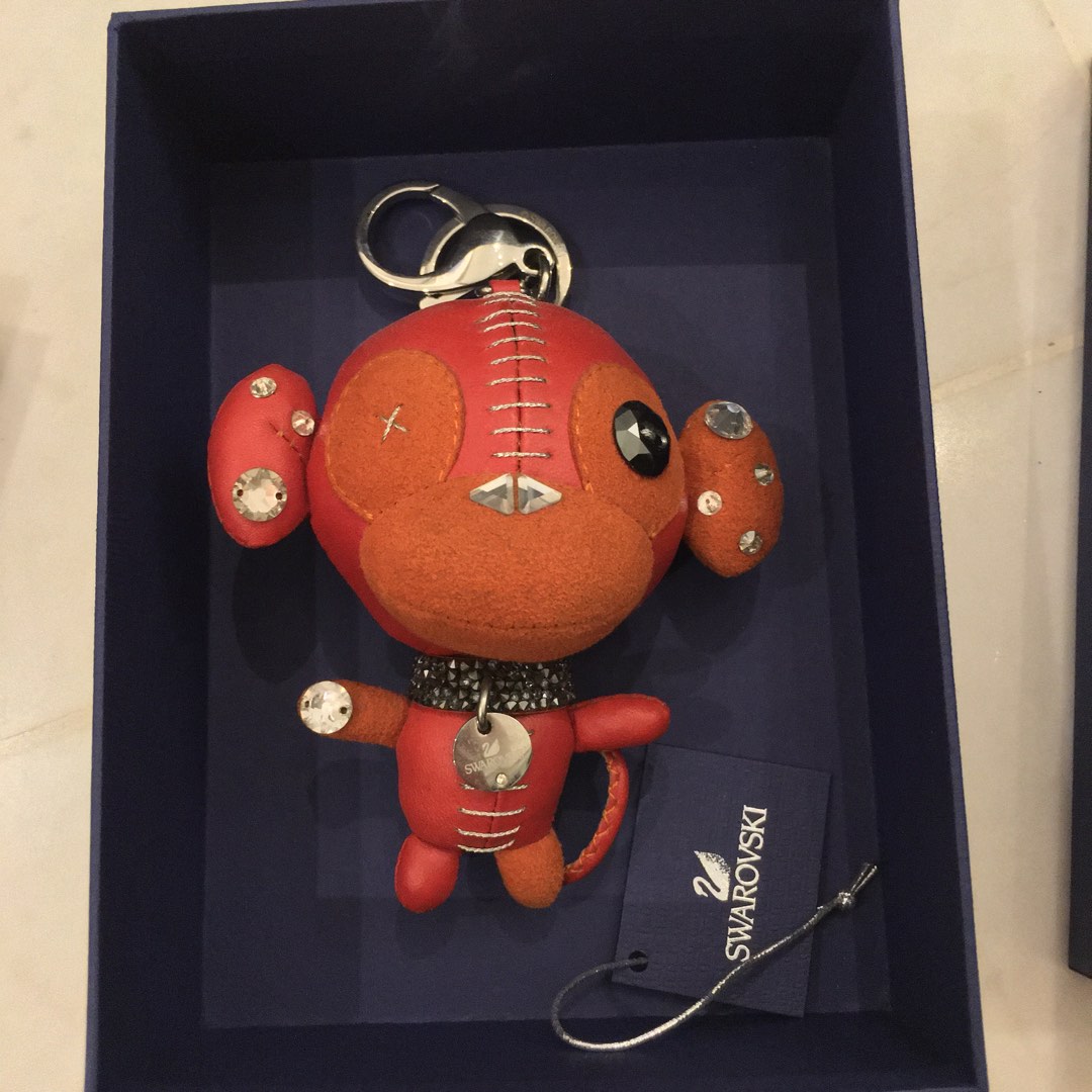 Swarovski online monkey keychain