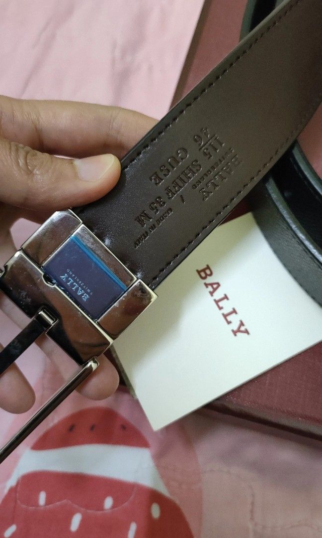 Bally outlet mens belt