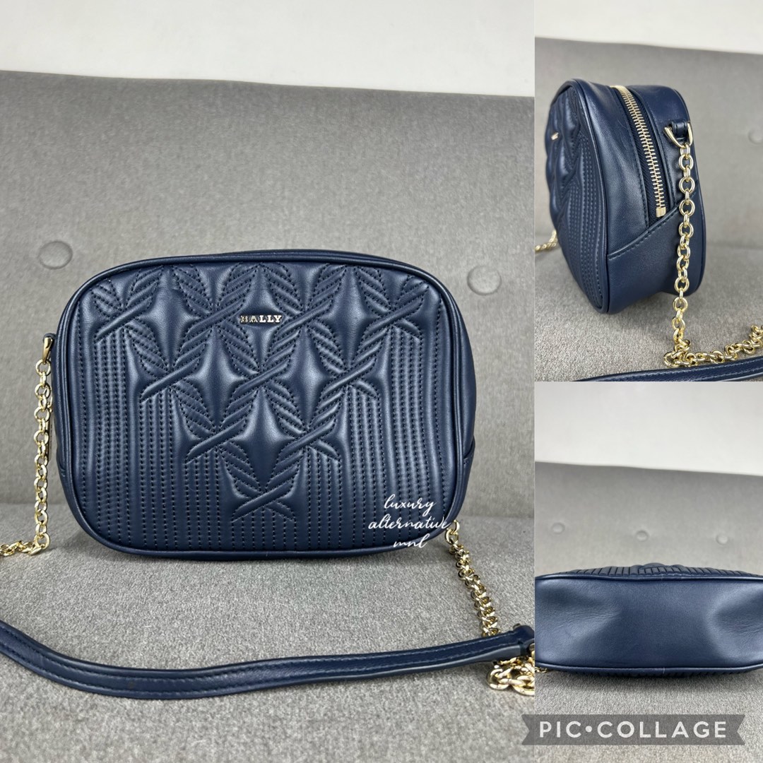 Bally Quilted Double Flap Bag, Luxury, Bags & Wallets on Carousell