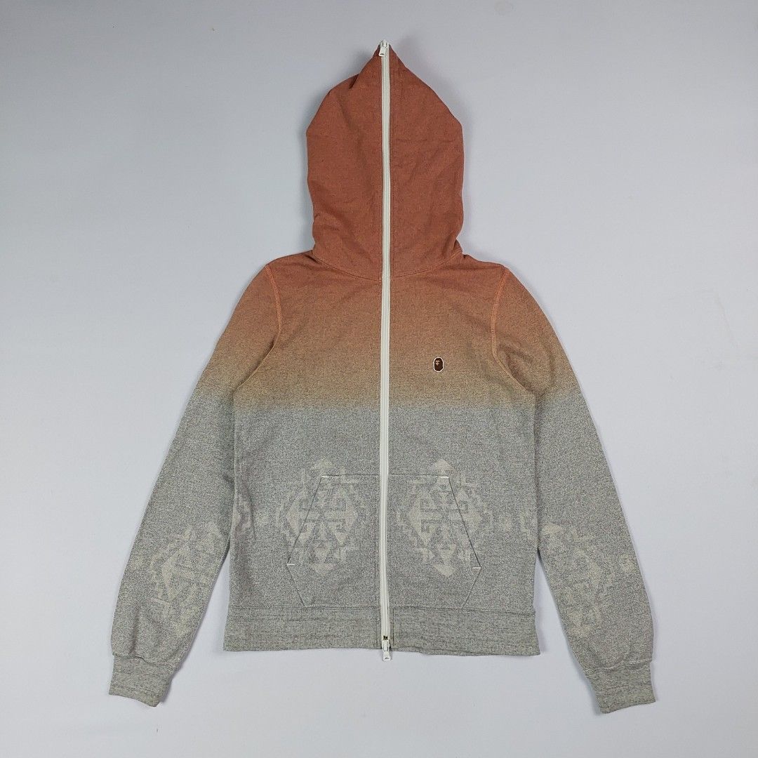 Bape Full Zip Two tone Hoodie