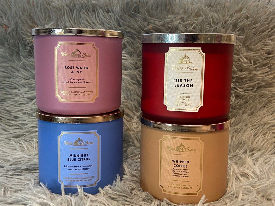 Bath And Body Works White Barn Scented Candles, Furniture & Home