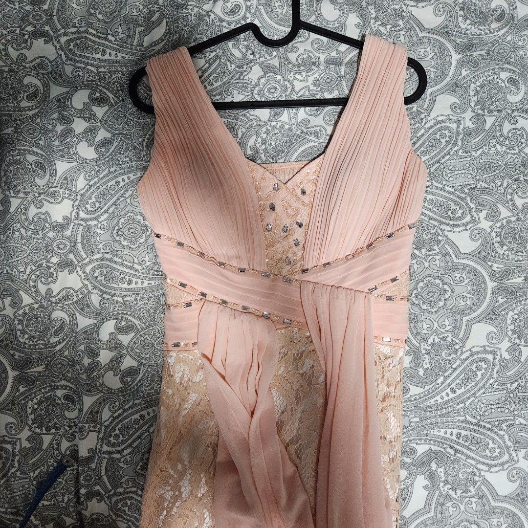Beautiful cheap peach dresses