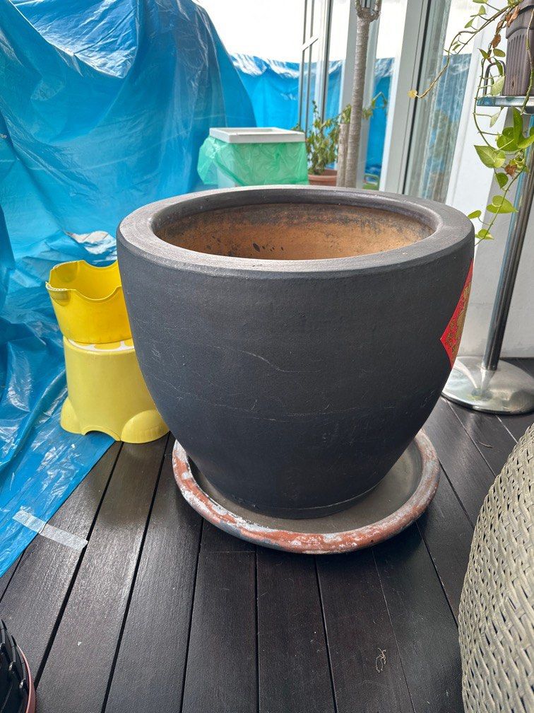 Big flower Pot, Furniture & Home Living, Gardening, Pots & Planters on