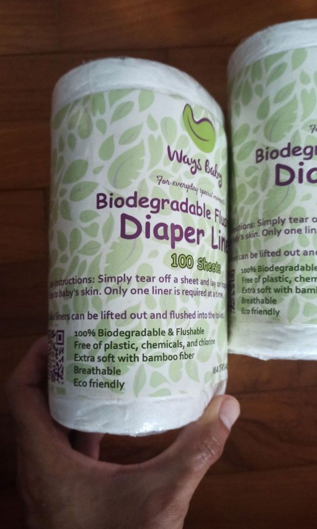 Biodegradable Flushable Diaper Liner, Babies & Kids, Bathing & Changing