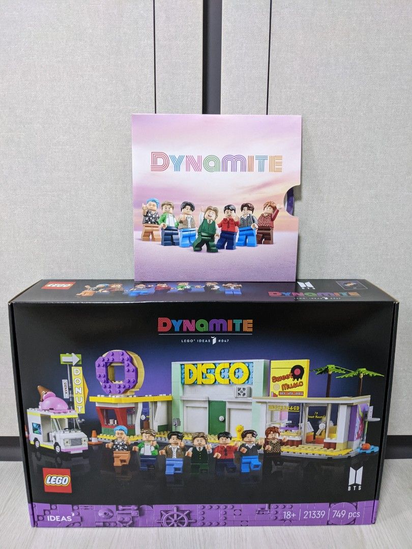 BN Brand New Authentic Lego pop icons RM Jin SUGA j hope Jimin V Jung Kook Ideas BTS Dynamite 21339 with GWP