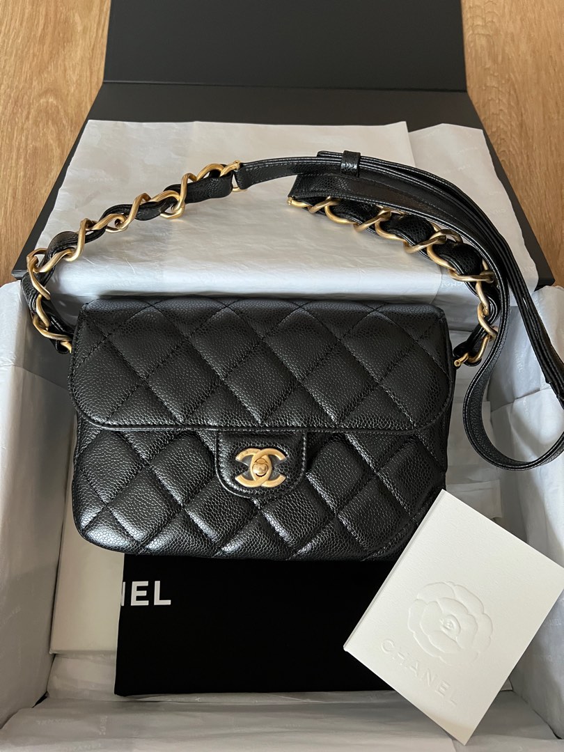 Chanel Bag Unboxing - First Chanel Mini Flap Bag with Top Handle 