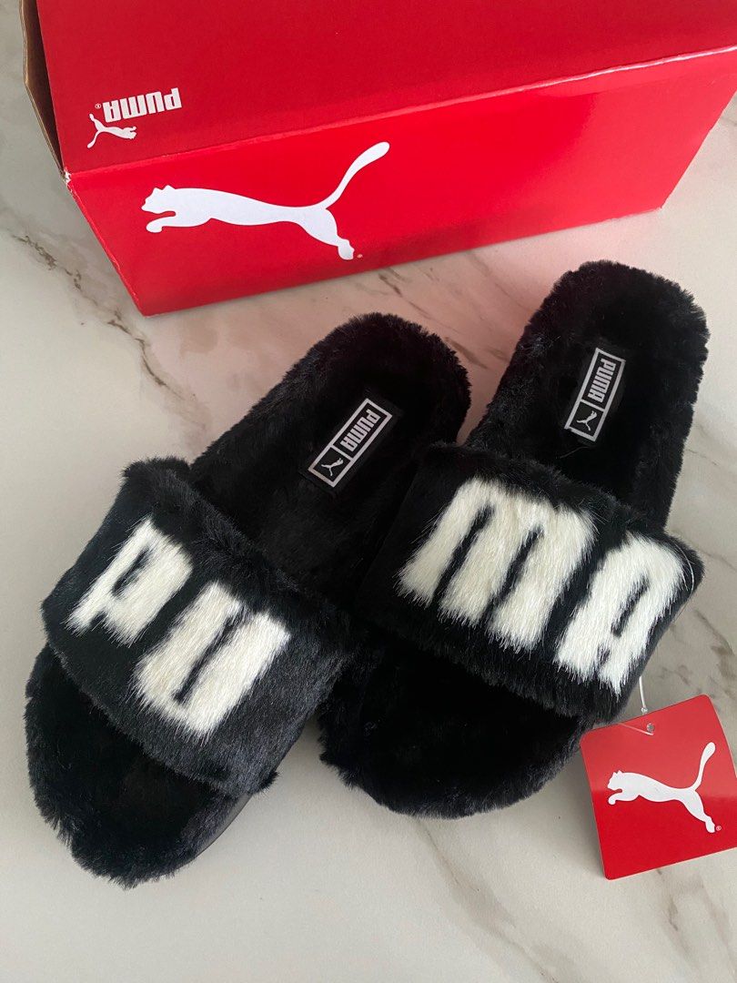 Puma furry slides 50 top