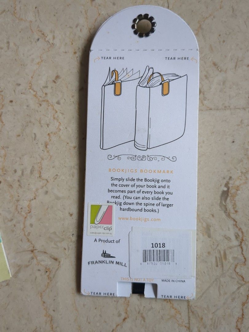 Bookjigs bookmarks, Hobbies & Toys, Stationery & Craft, Other