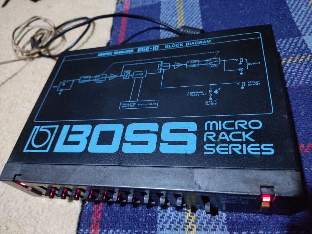 Boss RGE10 Micro Rack Series Graphic Equalizer Guitar Effects, Hobbies