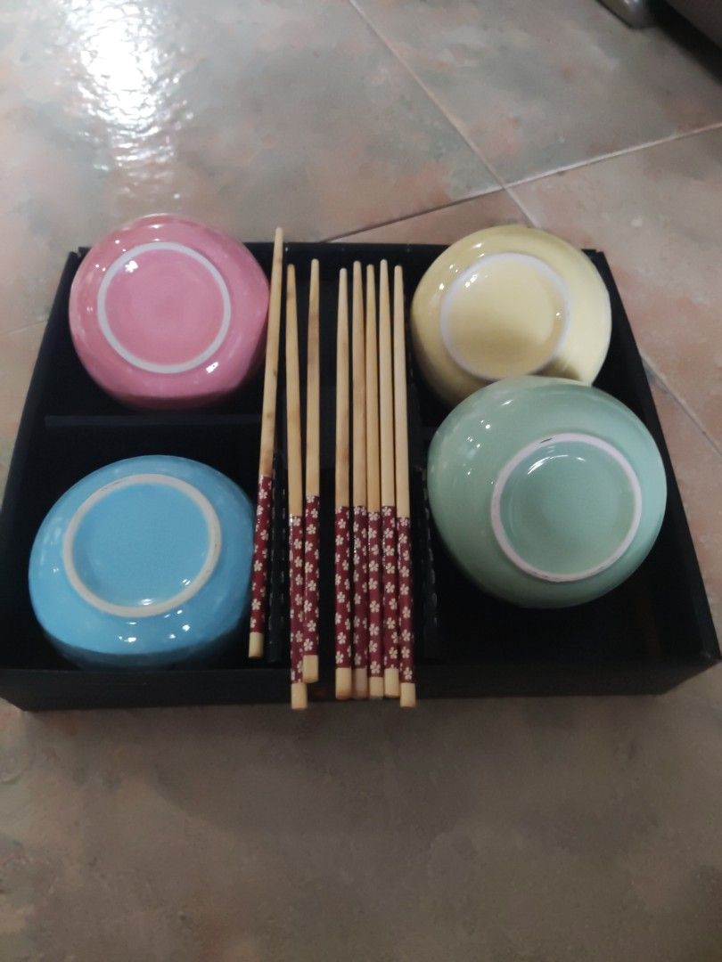 Protection Rice Bowl Rice Bowls and chopsticks, Furniture & Home Living, Kitchenware ...