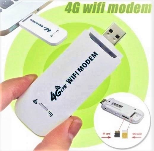 Unlocked 4G LTE Car WIFI Wireless USB Dongle Stick Broadband SIM Cards  Portable