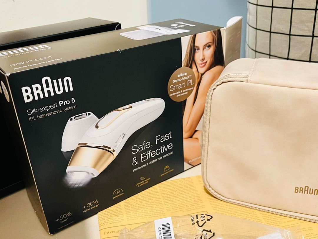 BRAUN 百靈 Silk-expert Pro 5 PL5124 彩光脫毛器, 美容＆個人護理, 沐浴＆身體護理, 沐浴及身體護理 - 脫毛