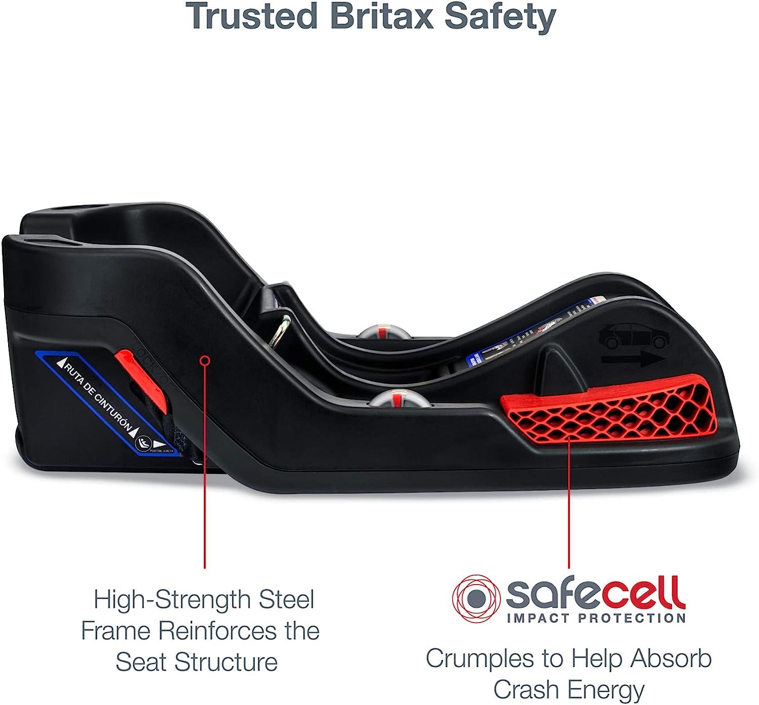 Britax BSafe Gen2 Infant Car Seat, Eclipse Black SafeWash (Gen2) (Eclipse Black), Babies & Kids