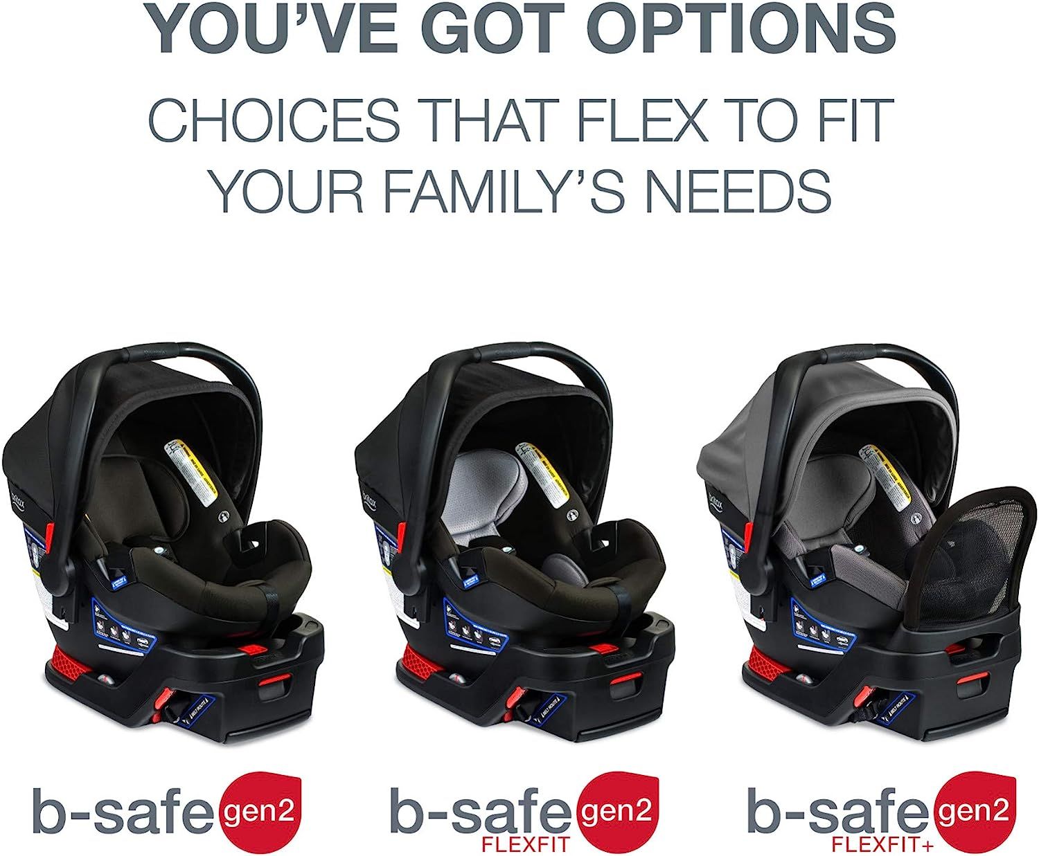 Britax B Safe Gen2 Infant Car Seat Eclipse Black SafeWash Gen2