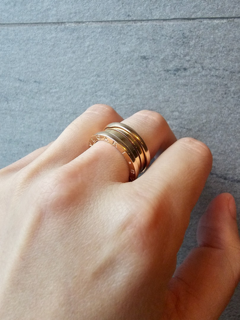 Bulgari B. Zero 1 Ring Rose Gold Women s Fashion Jewelry