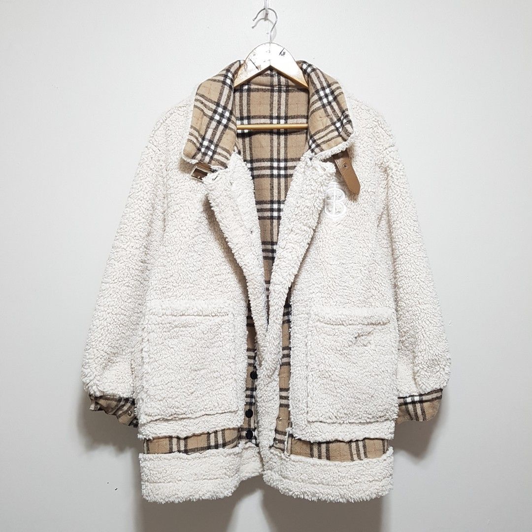 Burberry sherpa coat Clearance