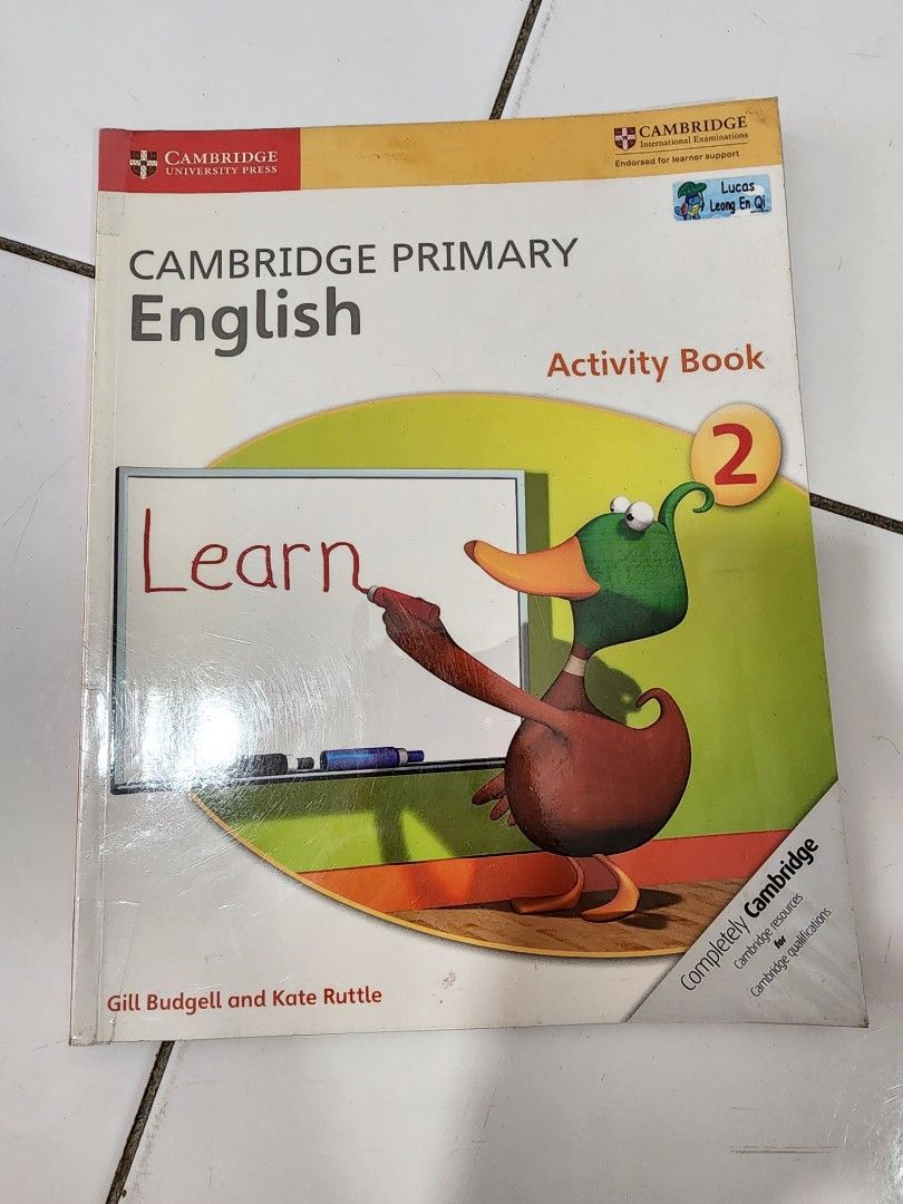 Cambridge primary english learner activity 2 hobbies toys books
