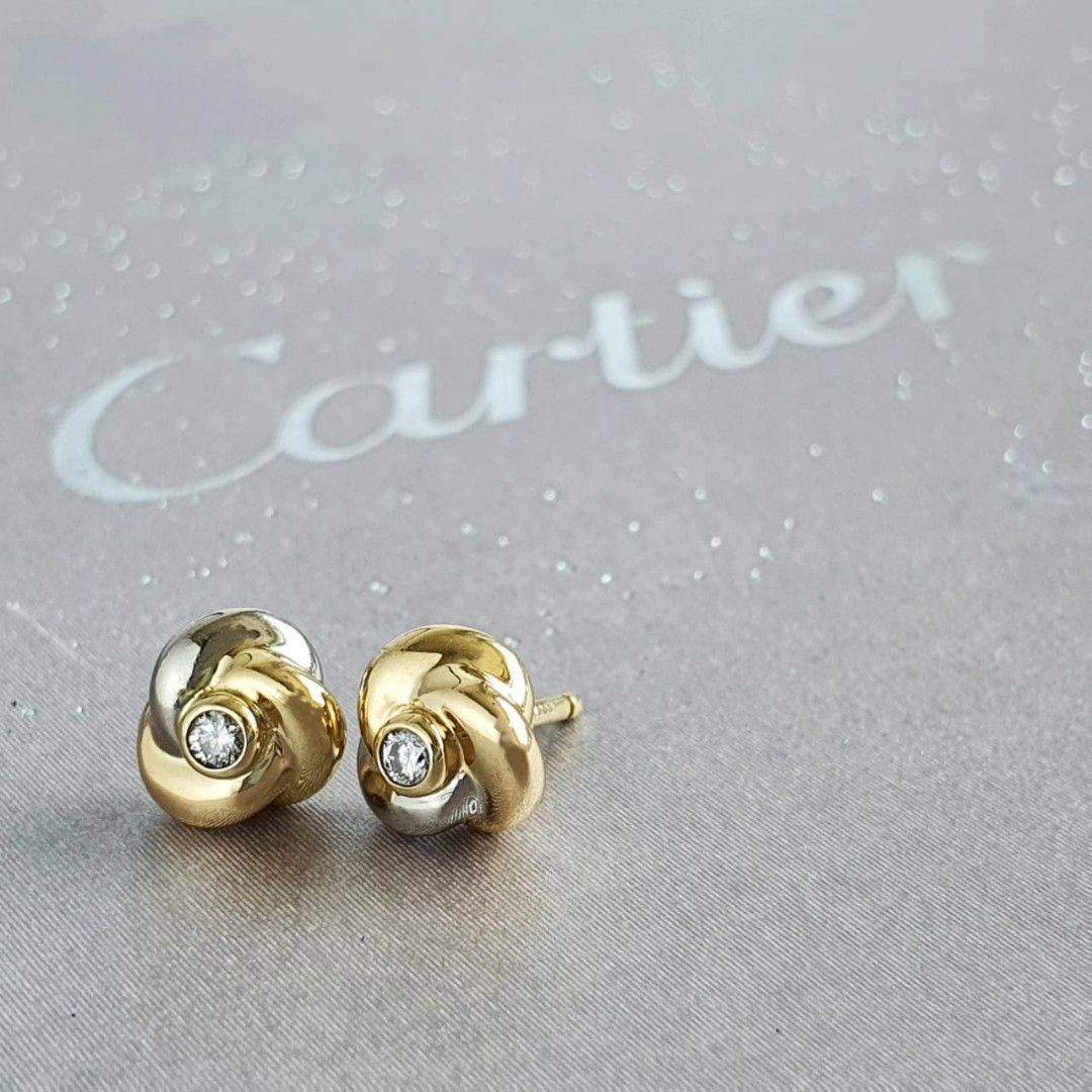 Cartier baby trinity earrings shop