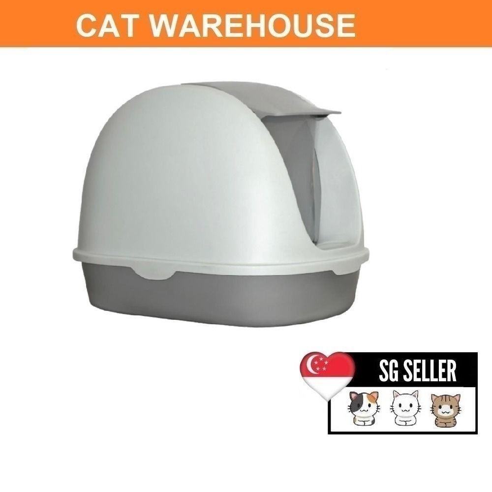 Cat XL enclosed litter box non cat cage condo tree litter food