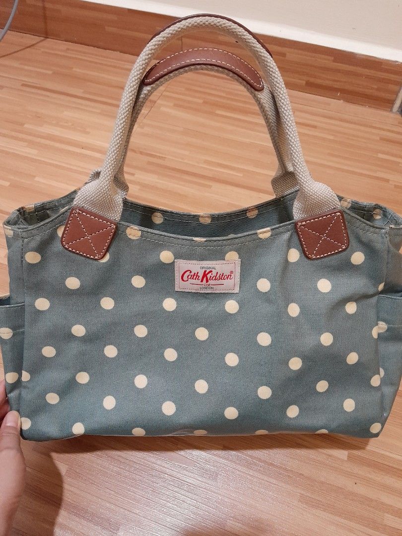 Cath Kidston Green Polka Dot Bag Women s Fashion Bags Wallets