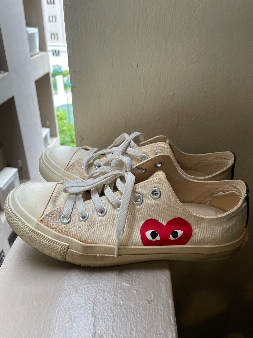 Cdg converse clearance white