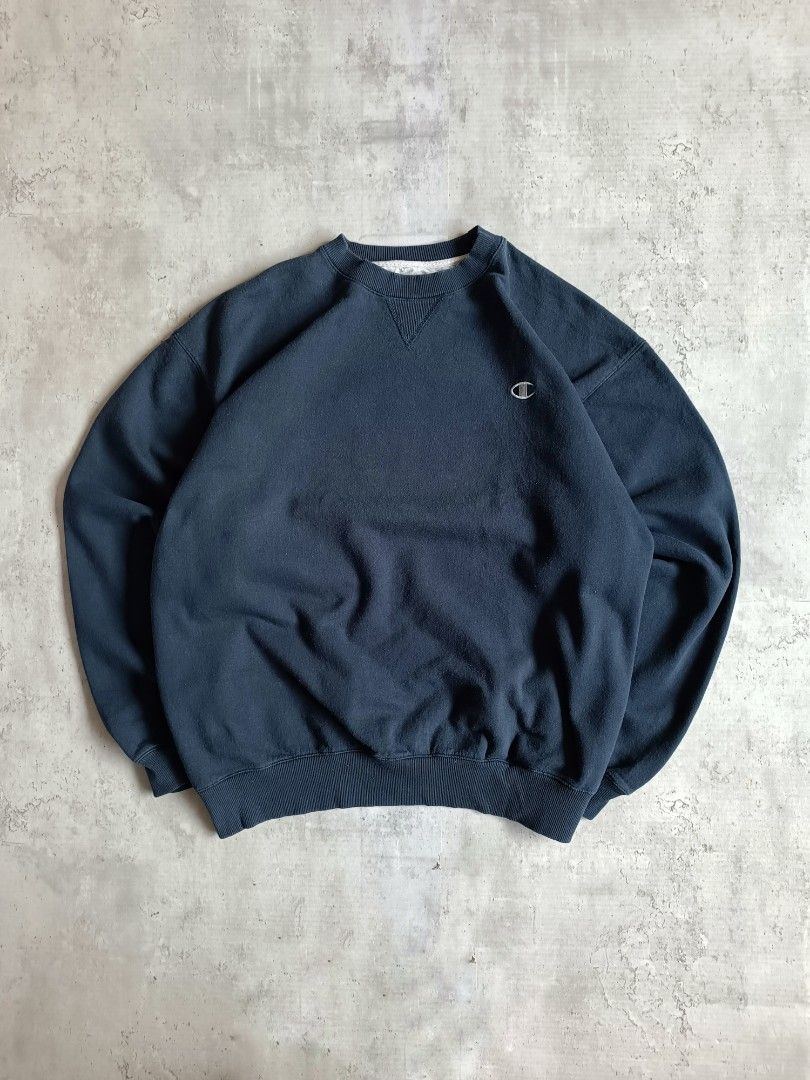 Dark blue champion sweater on sale