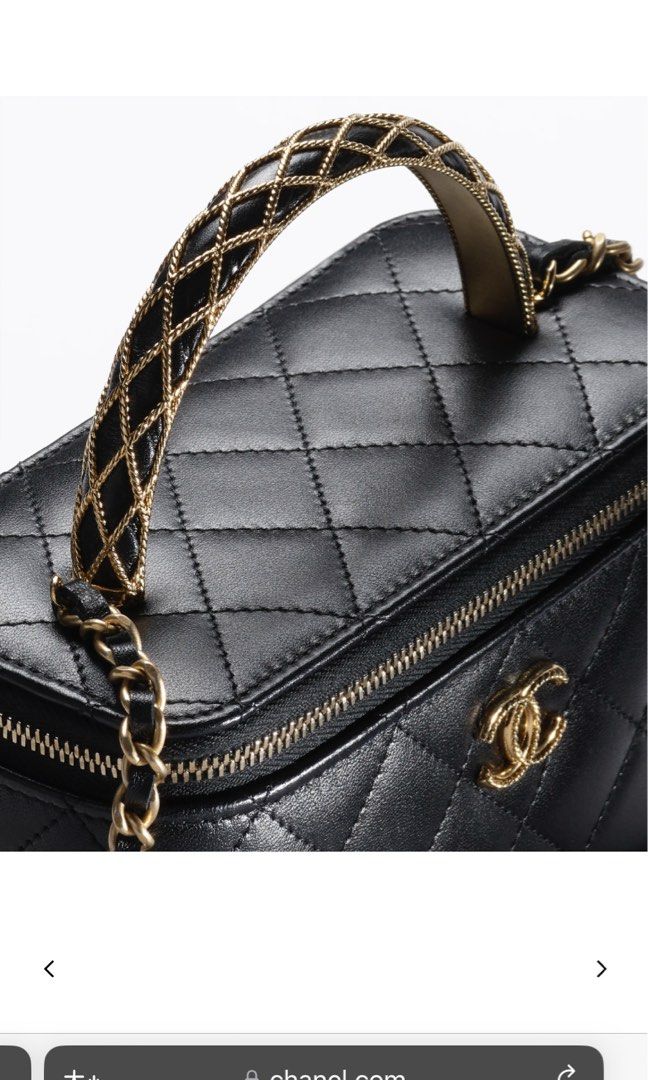 🔥2022 Chanel 新金球黑金Hobo Bag, 名牌, 手袋及銀包- Carousell