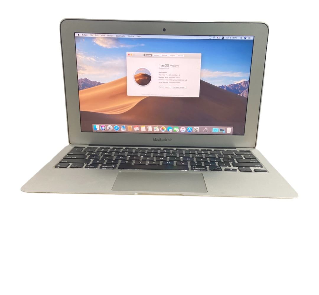 CHEAP REFURBISHED MacBook Air, 11 inch, A1465, i5, 4GB RAM, 128GB